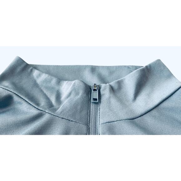 ALIVE LONG SLEEVE FRONT FULL ZIP JACKET, MENS, XL, LIGHT BLUE WITH BLACK TRIM - Picture 2 of 12